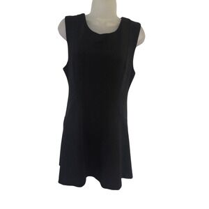 Free People Black Sleeveless Fit Flare Dress‎ Size Large
